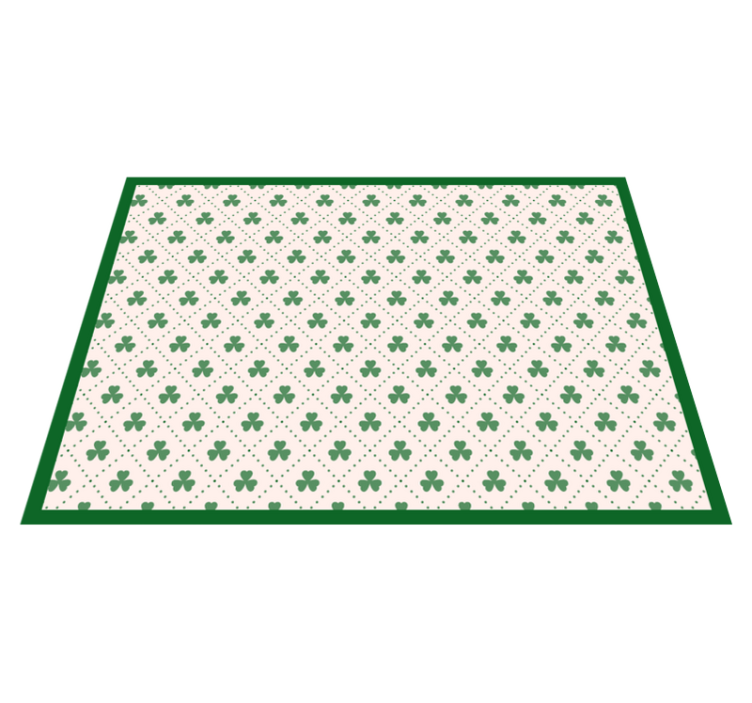 Original placemats clover pattern design - TenStickers