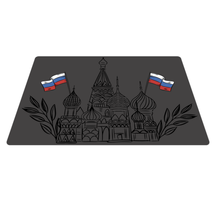Original placemats russian architectural designs - TenStickers