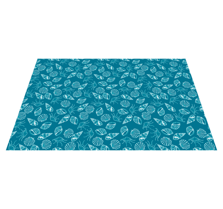 Textured placemats leaf pattern surface - TenStickers