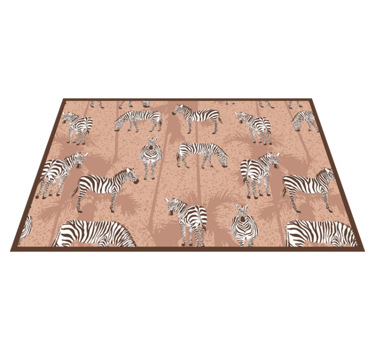 Original placemats zebra print design - TenStickers