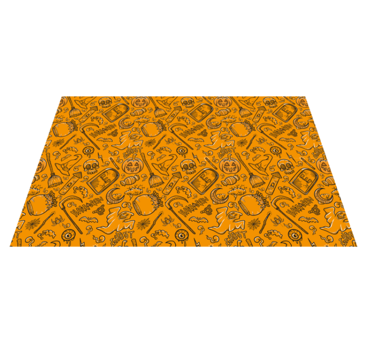 Halloween placemats with eerie halloween designs - TenStickers