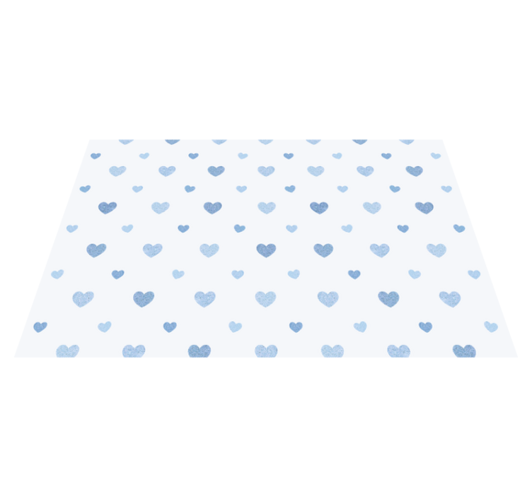 Original placemats light blue heart design - TenStickers