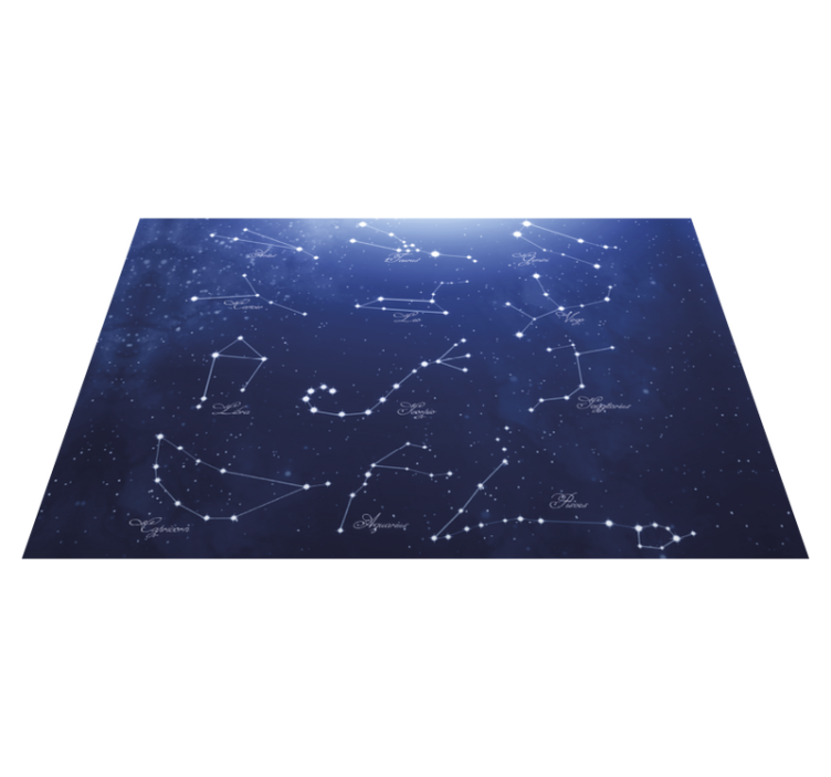 Quote placemats constellations star map - TenStickers