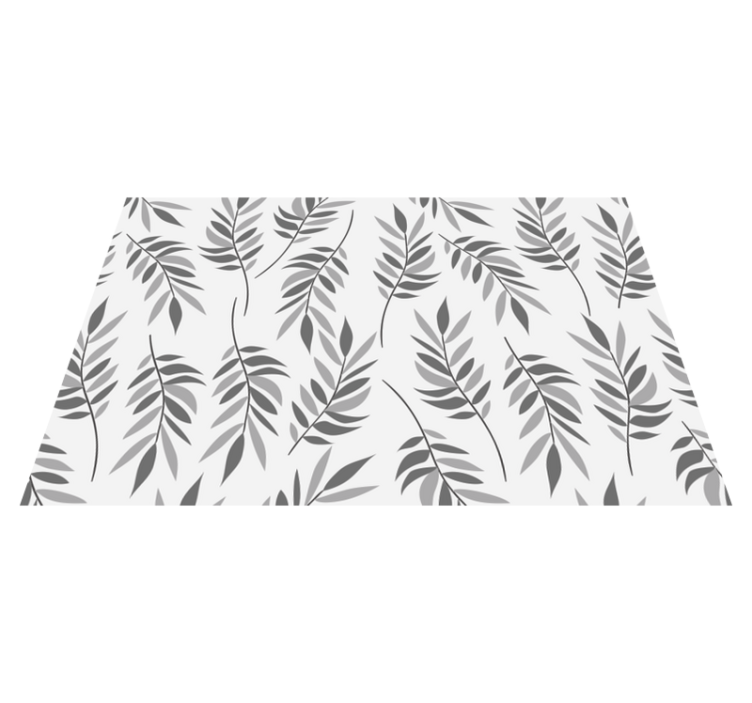 Textured placemats with elegant leaf design - TenStickers