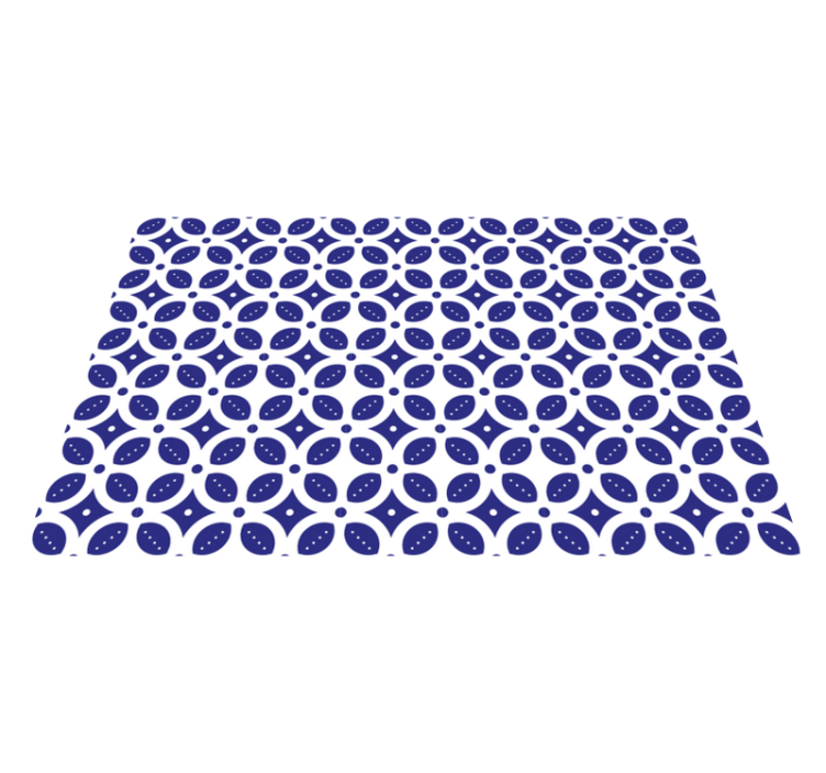 Geometric shapes tiles modern placemats - TenStickers