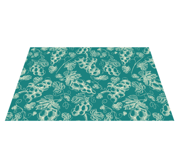 Textured placemats grapevine design - TenStickers