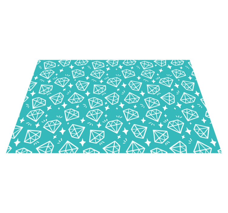 Original placemats diamond pattern design - TenStickers