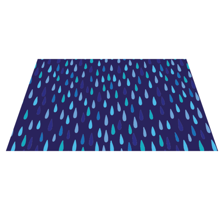 Textured placemats raindrop design - TenStickers