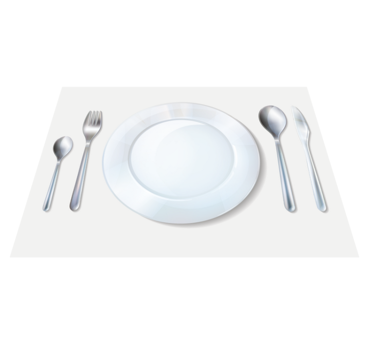 Modern placemats for elegant table settings - TenStickers