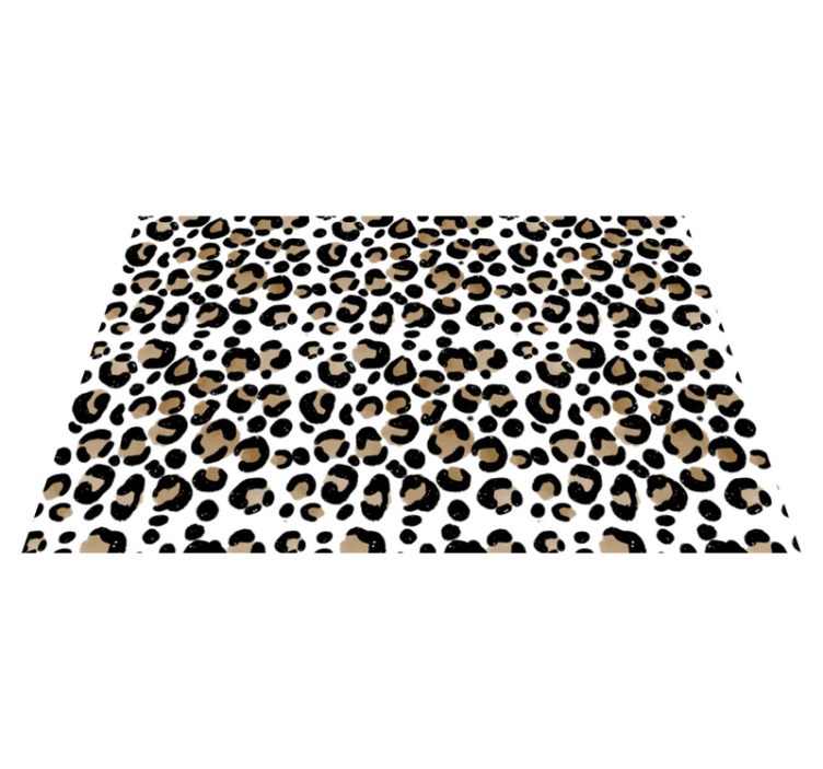 Textured placemats with leopard print pattern - TenStickers