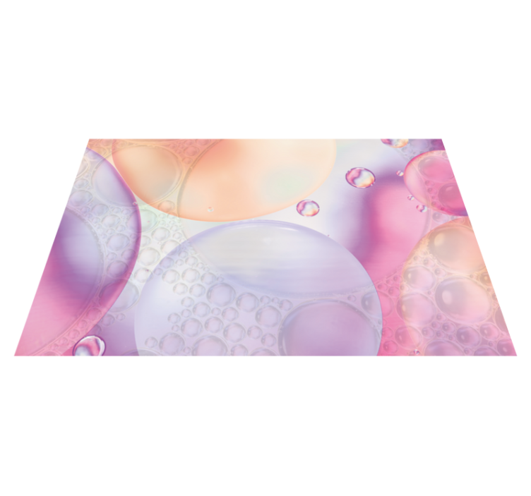 Textured placemats with a vibrant bubbly surface - TenStickers