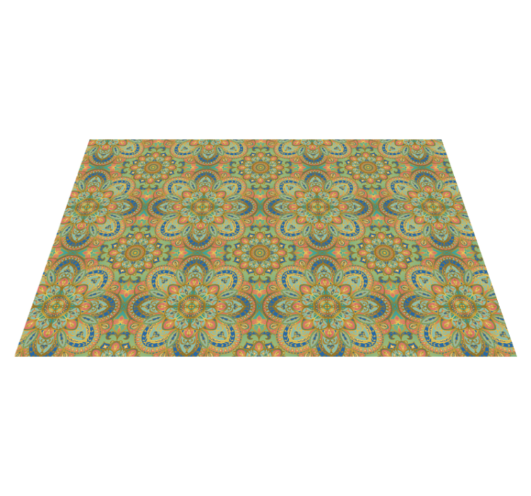 Original placemats elaborate floral design - TenStickers