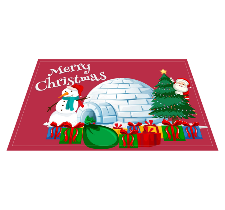 Christmas placemats festive holiday design - TenStickers