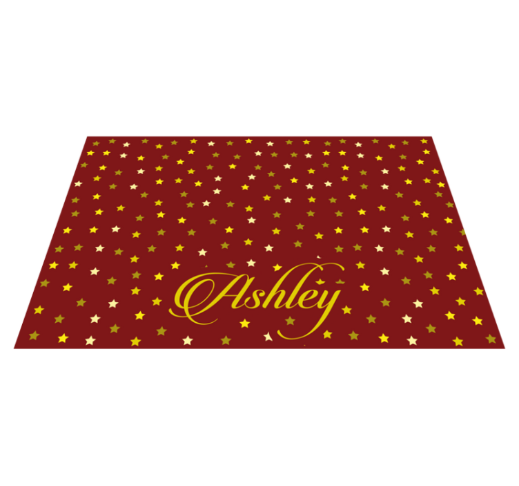 Personalised placemats starry custom platter - TenStickers