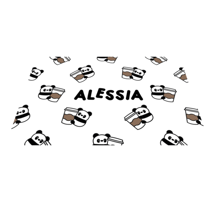 Children placemats cute panda designs - TenStickers