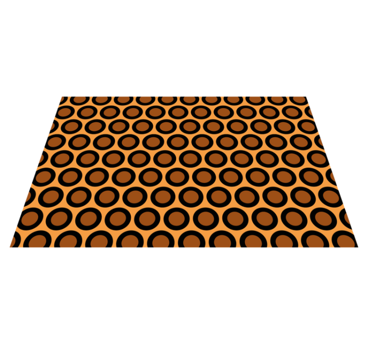 Modern placemats with circular pattern design - TenStickers