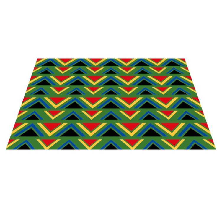 Original placemats in vibrant geometric design - TenStickers
