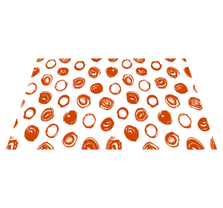 Textured placemats circular brushstroke design - TenStickers