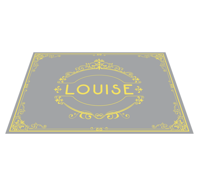 Personalised placemats with elegant name presentation - TenStickers
