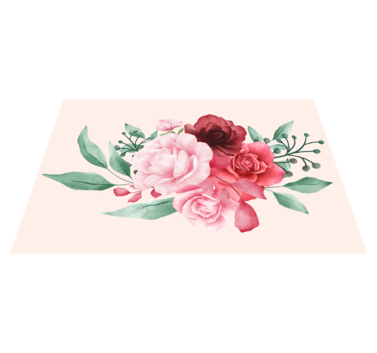 Original placemats floral arrangement - TenStickers
