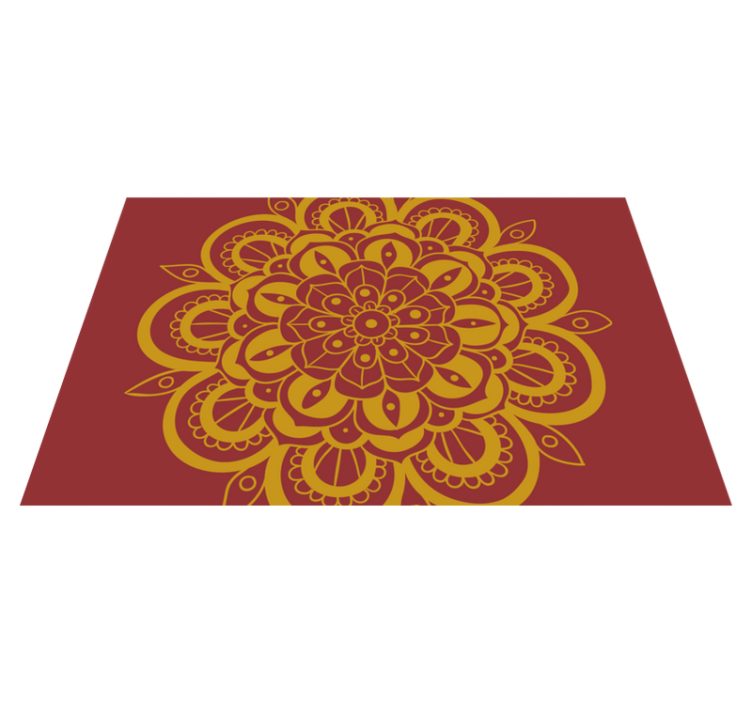 Original placemats with intricate floral design - TenStickers
