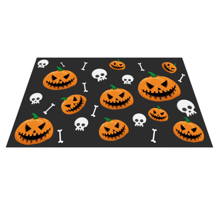 Halloween placemats with pumpkin design - TenStickers
