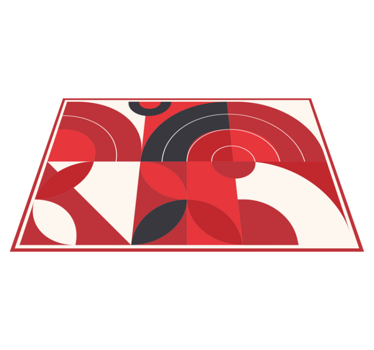 Modern placemats in vibrant geometric designs - TenStickers