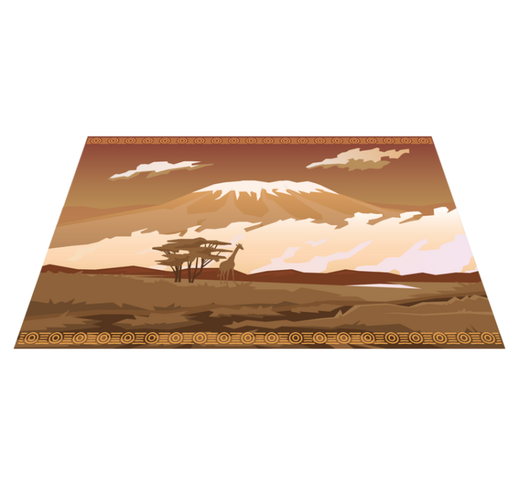 Original placemats majestic mountain view - TenStickers