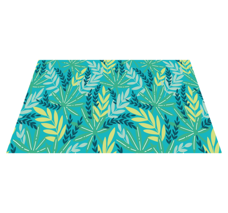 Original placemats leafy botanical design - TenStickers