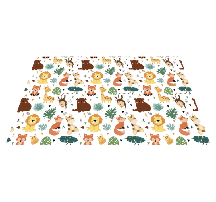 Children placemats with adorable animal designs - TenStickers