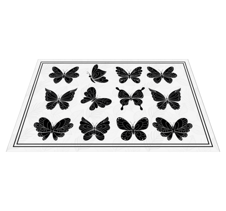 Original placemats butterfly pattern collection - TenStickers