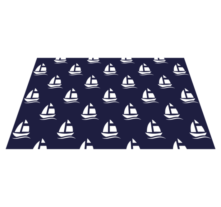 Original placemats sailboat design - TenStickers
