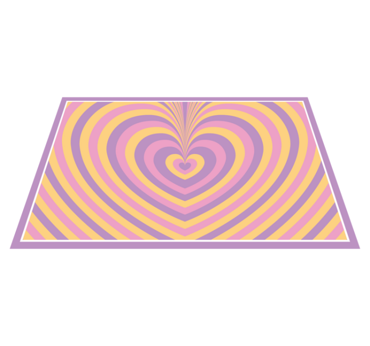 Original placemats heart pattern layers - TenStickers