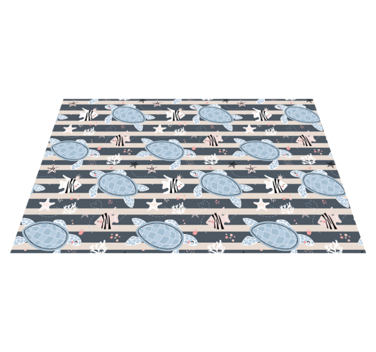 Children placemats turtle pattern delight - TenStickers