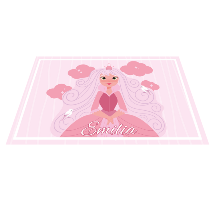 Children placemats with princess character design - TenStickers