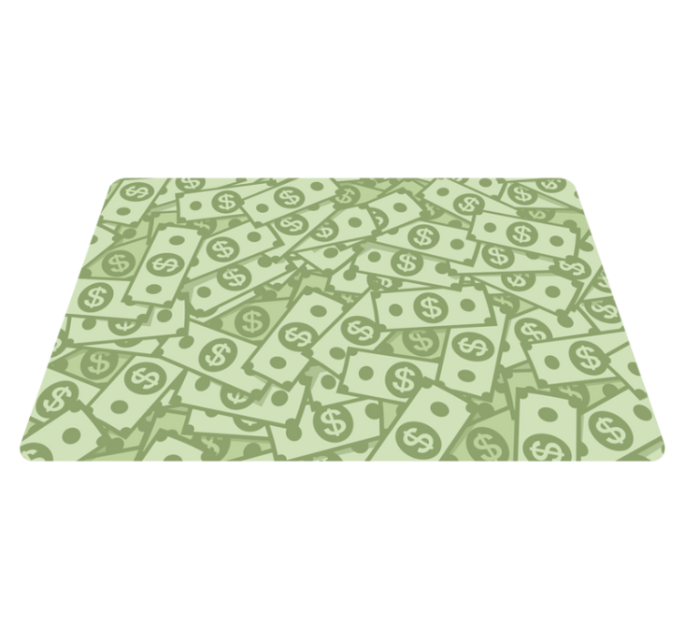 Original placemats cash pattern design - TenStickers