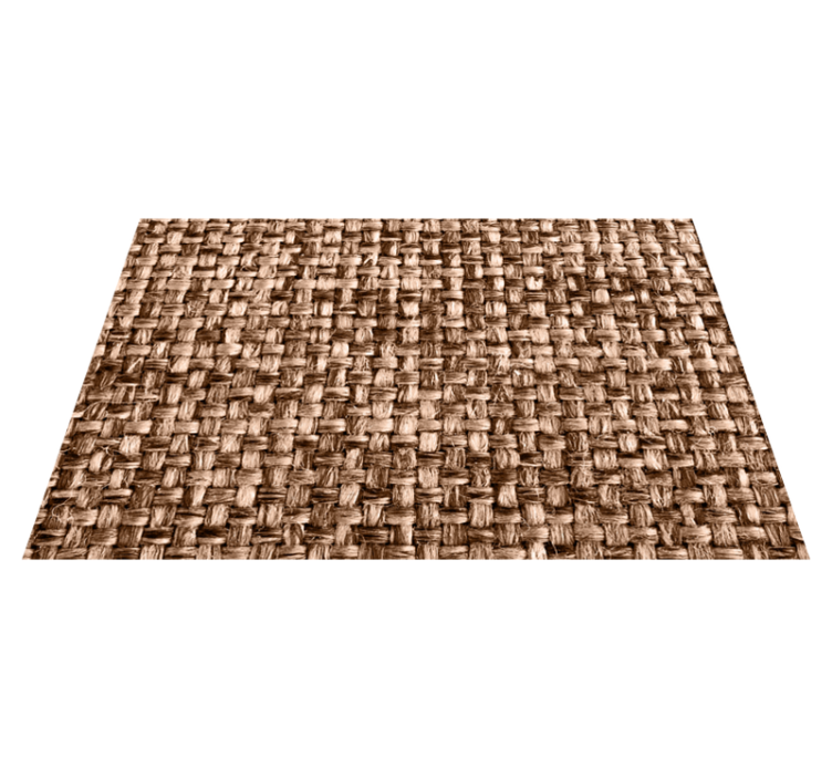 Textured placemats natural fiber weave - TenStickers