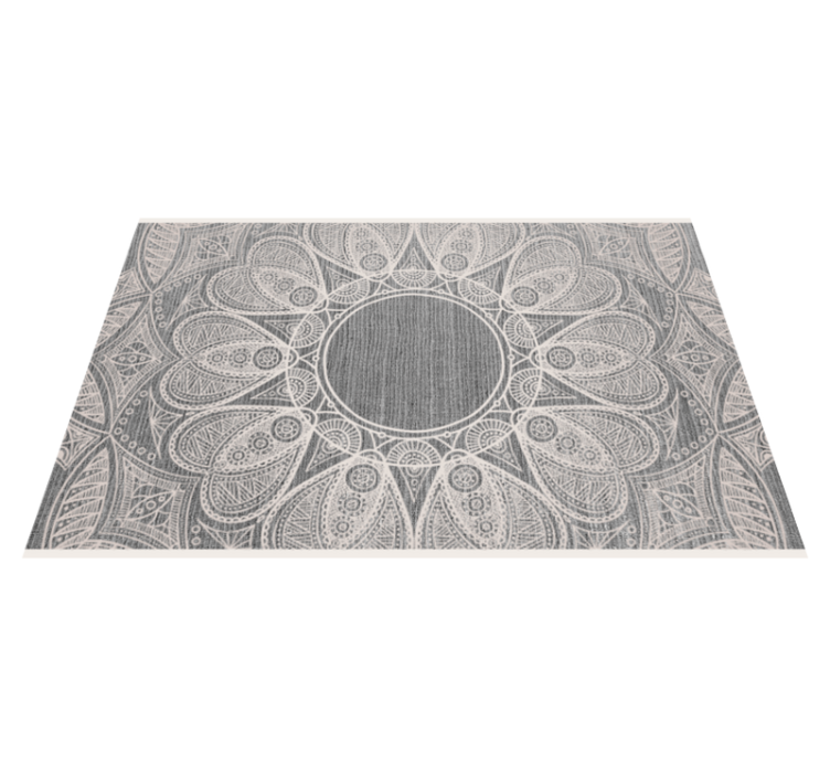Textured placemats with detailed mandala designs - TenStickers