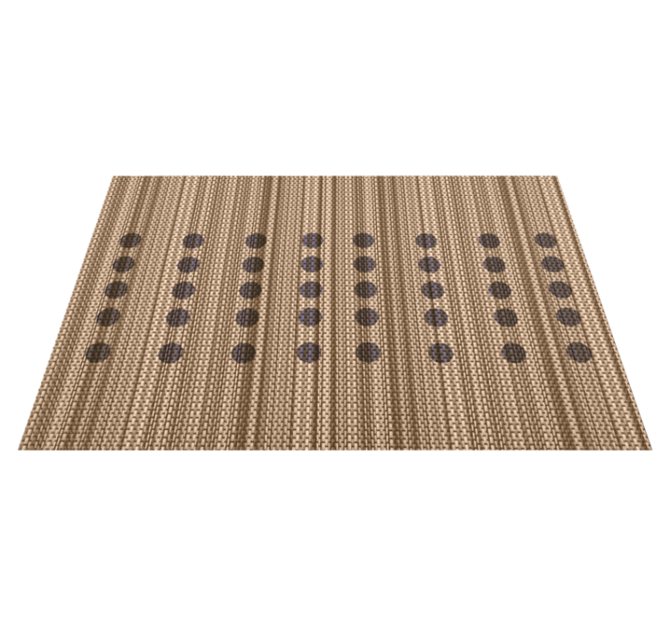 Textured placemats with elegant brown surface - TenStickers