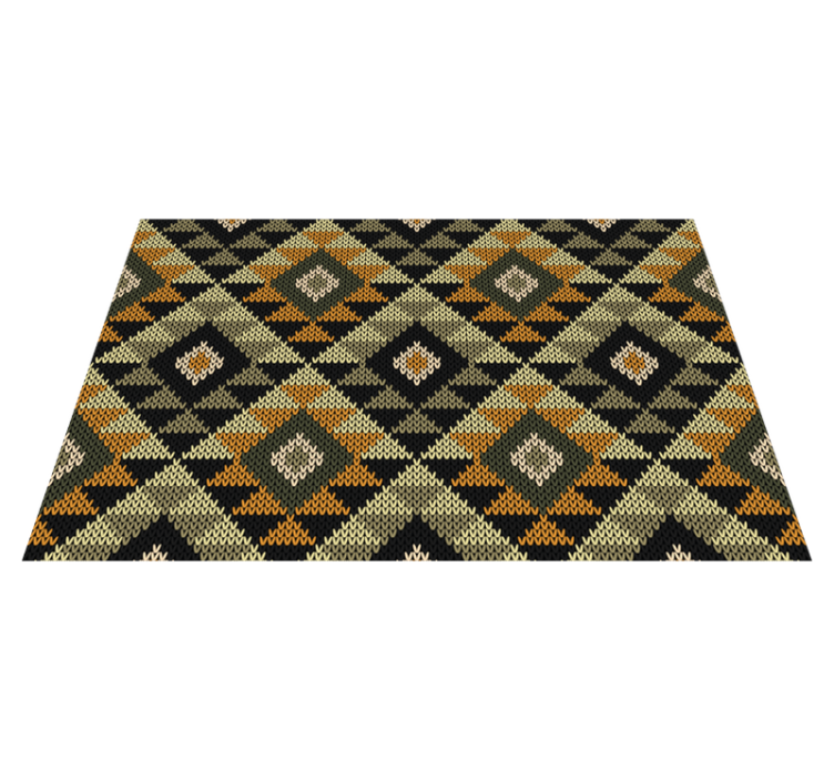 Textured placemats with stylish geometric design - TenStickers