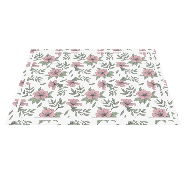 Original placemats floral element design - TenStickers