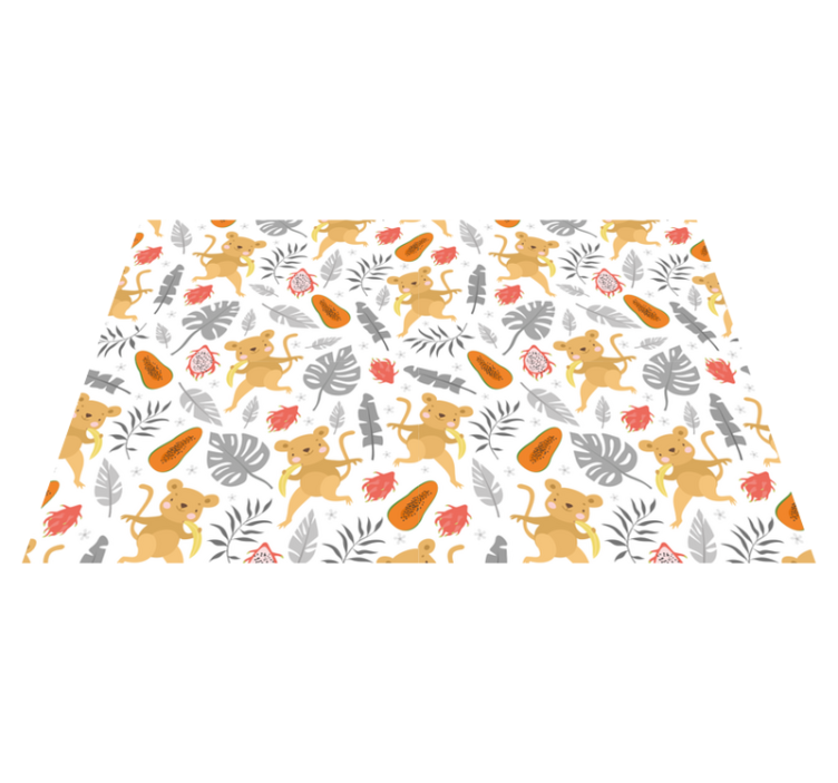 Children placemats with adorable animal design - TenStickers