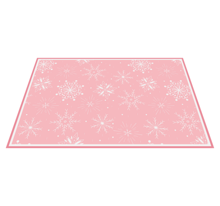 Christmas placemats with snowflake texture - TenStickers