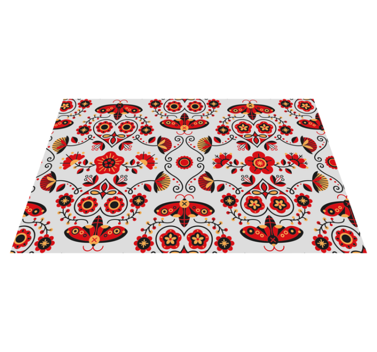 Original placemats lively floral arrangement - TenStickers
