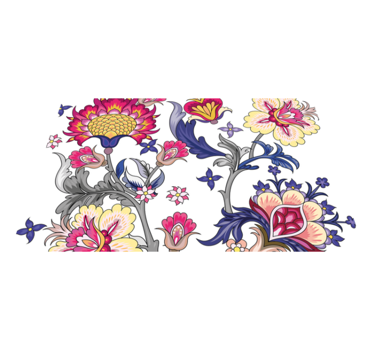 Original placemats floral design elements - TenStickers