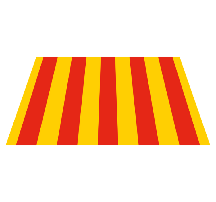 Original placemats bold striped design - TenStickers