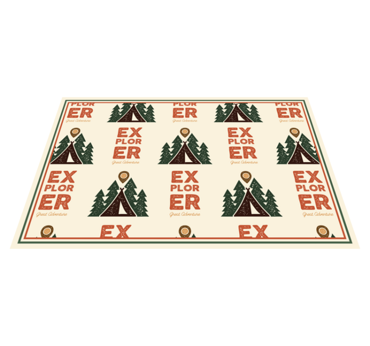 Original placemats explorer adventure design - TenStickers