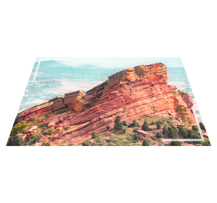 Modern placemats majestic rock formation - TenStickers