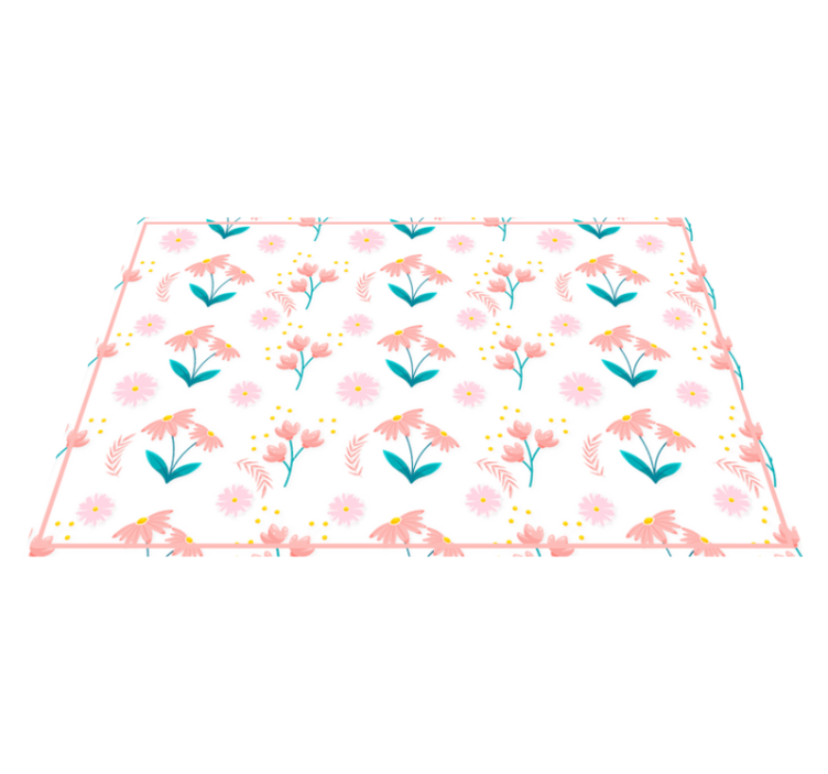 Original placemats floral patterned design - TenStickers