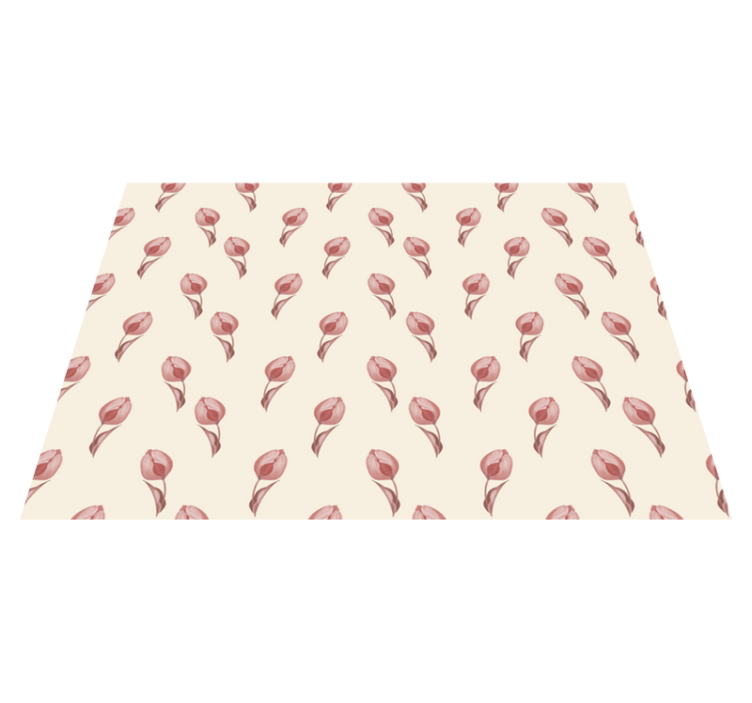 Original placemats delicate floral design - TenStickers